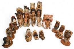 Limited edition Sculptures by Neil J Rose featuring American Indians to include Chief Joseph 734/