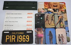 Pirelli Calendar 1969: Spirit of the California Beach Scene in original cardboard folder. Rightly