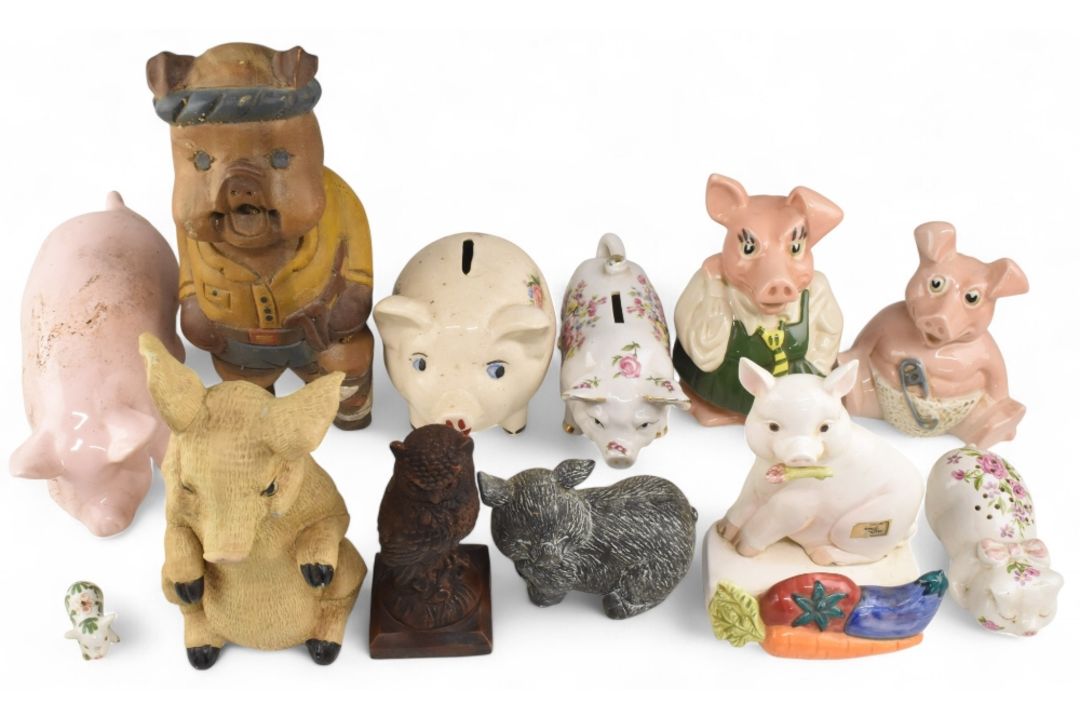 Ceramic Pig Collection featuring various size pigs mostly Moneyboxes to include NatWest Wase Pigs, - Image 2 of 3