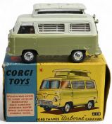 Corgi 420 Ford Thames Vintage Diecast 1960s Airborne Caravan. Original Box