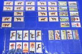 Jockey's and Horse Racing Cigarette Cards Tuff Cigarettes Historic and Modern set (25), E & W Anstie
