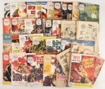Collection of Battle Picture Library featuring 3- and 2-digit numbers and some Holiday Specials (