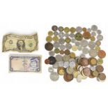 Selection of Foreign Coins various countries mostly Commonwealth