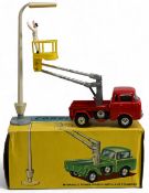 Corgi Toys Gift Set No.14 Hydraulic Tower Wagon. Workman and Lamp Boxed