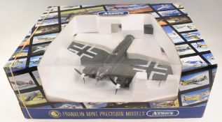 Franklin Mint Armour Collection - boxed 1/48 Scale Military Aircraft B11 E200 Heinkel III STO Day