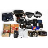 Vintage Camera Collection include Olympus 35, Fujica Compact 35, Olympus 35RC, Digital Lumix,