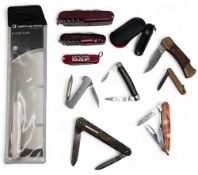 Period & Modern Penknife Collection, to include Selfridges example, Swiss pocketknives a Taylors