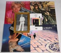 Selection of Rod Stewart LP Records to include Greatest Hits, Atlantic Crossing, Gasoline Alley,