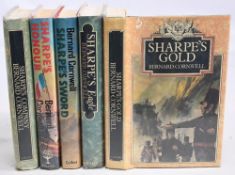 Bernard Cornwell Books Sharpe's Company 1982 signed, Sharpe's Honour1985, Sharpe's Sword 1983