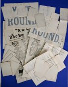 Parliamentary Election Posters and Window Leaflets for 1895 North-East or Harwich Division of the