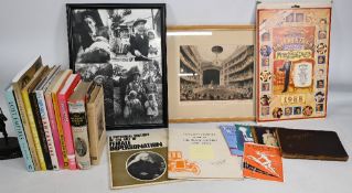 Music, Entertainment & Ephemera - an assorted selection to include 1905 dated autograph album