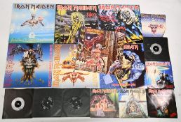 Iron Maiden Record Collection LPs: No Prayer for the Dying, Somewhere in Time, The Clairvoyant,