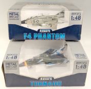Metal Diecast Collection Armour Collection - Boxed 1/48 scale Military Aircraft F4 Phantom B11 B174,