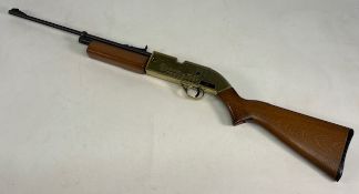 The Crosman 761 XL is a multi-stroke pump pneumatic air rifle from the late 1970s or early 1980s