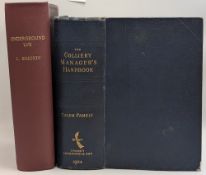 1904 The Colliery Manager's Handbook Caleb Pamely illustrated throughout with pullout diagrams, in