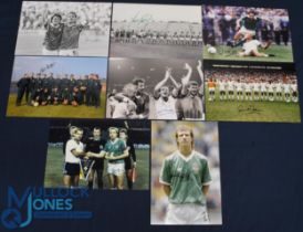 Northern Ireland/Republic of Ireland photographs size 12" x 8" all signed 1960s - 1980s Sammy