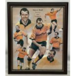 Steve Bull framed photo Size 23" x 19"