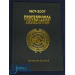 1907 - 2007 Professional Footballers Association Centenary Souvenir hardback book 175 pages, black