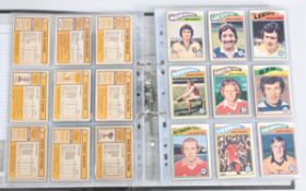 1978/79 Topps Football Cards - orange backs, a part set 367 from a set of 396 G