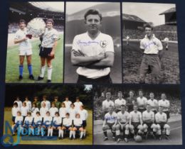 Tottenham Hotspur photographs, all signed, size 12" x 8" 1950s - 1980s including Dave Mackay,