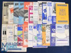 1959/60 Manchester Utd complete league season of away match programmes (21) plus Manchester City (