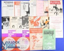 Selection of Rotherham Utd match programmes homes 1971/72 Sunderland (friendly), 1976 Rotherham boys