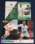 952-2009 England v Overseas Visitors Rugby Programmes (4): v S Africa, first magazine-style issue,