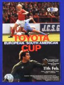 1980 European/South American Cup final in Tokyo Nottingham Forest v Nacional 4-page team supplement;
