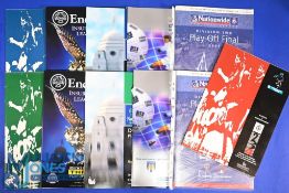 Collection of big match football programmes FAC finals 1997 Chelsea v Middlesbrough, 1998 Arsenal