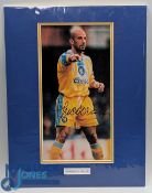 Chelsea Football Gianluca Vialli signed photograph, mounted ready to display - size 24cm x 34cm