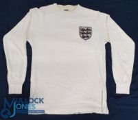 England Score Draw Replica Football Shirt No.6 to back, size S, 2014 official retro shirts, with