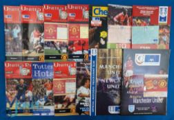 1998/99 Manchester Utd Treble Season FAC programmes Middlesbrough (H), Liverpool (H), Chelsea (