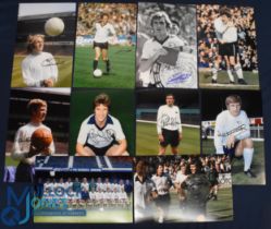 Derby County photographs size 12" x 8" all signed 1960s - 1980s Archie Gemmill, Roy McFarland, Kevin
