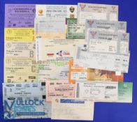 Tickets: Selection of tickets for international fixtures Luxembourg v Belgium(undated), 1994