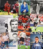 Signed Football Photographs, most 10 x 8 and 12 x 8 images - to include Robbie Fowler, Jamie