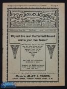 1913/1914 Fulham v Stockport County football programme Div. 2, 7 February; generally good