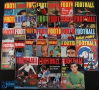 1957-1971 Charles Buchan's Football Monthly Magazines a collection of 31 assorted issues, in mixed