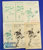 Selection of Bognor Regis Town FC home programmes 1956/57 Bexhill, East Grinstead, 1961/62