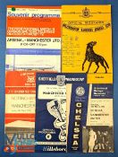 1965/1966/1967 Manchester United Away Football Programmes: 1965 Nottingham Forest, 1966 v Wolves,