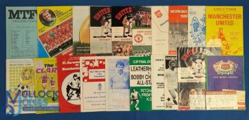 1986/87 Manchester Utd home programmes Real Sociedad (Coppell testimonial + match ticket), Red