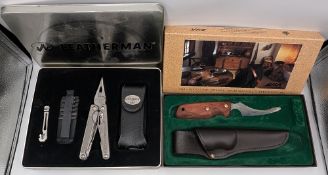 Eka & Leatherman Boxed Knife and Multitool - both boxed examples