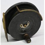 Hardy Bros "The Sunbeam" alloy trout fly reel, duplicated MkII, 3" solid spool with horseshoe latch,
