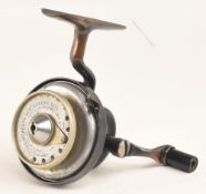 The Illingworth No.3 casting reel, No. 3519, c1916, silver plated spool rim, adjustable brake,
