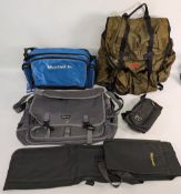 Fishing Tackle Bag Collection: to include a good Mustad luggage range with plastic tray - looks