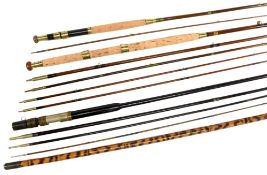 Herbert Hatton Hertford whole cane salmon fly rod, 12ft 3pc with spare tip, 20