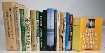 A collection of Fishing Books comprising of The Fisher-Mans Vade Mecum 1 977GW Maunsell, Traveling