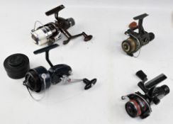Garcia Mitchell 410 high speed spinning reel with spare spool, dark blue finish, a Balzer carbon