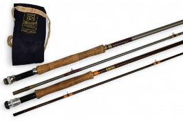 Hardy Alnwick fibalite hollow glass trout fly rod, 8ft 9