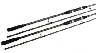 Shakespeare SKP12 carp rod, 12' 2 piece, 2.5lb TC, lined guides, and a similar SKP 30 pike rod,