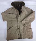 Barbour Quilted Jacket, fleece lined size XL